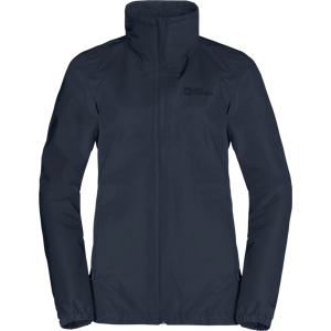 Jack Wolfskin Women's Stormy Point 2-Layer Jacket Night Blue XS, Night Blue