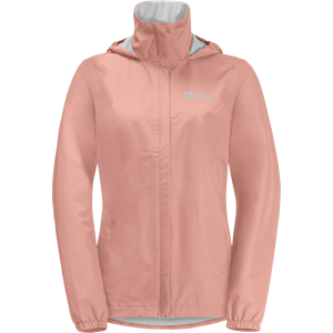 Jack Wolfskin Women's Stormy Point 2-Layer Jacket Rose Dawn S, Rose Dawn