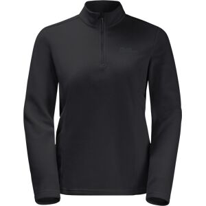 Jack Wolfskin Women's Taunus Halfzip Black L, Black