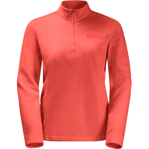 Jack Wolfskin Women's Taunus Halfzip Hot Coral XL, Hot Coral