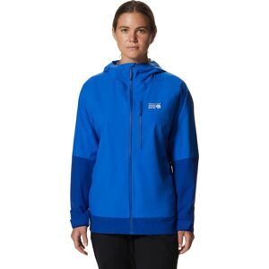 Mountain Hardwear Women's Stretch Ozonic Jacket Bright Island B L, Bright Island Blue
