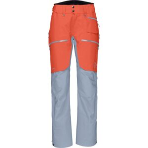 Norrøna Women's Lofoten GORE-TEX Pro Pants Orange Alert/Blue Fog M, Orange Alert/Blue Fog
