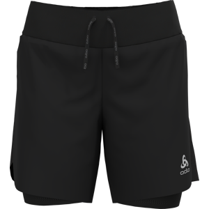 Odlo Women's 2-in-1 Short X-Alp Trail 6 Inch Black M, Black