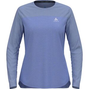 Odlo Women's T-shirt Crew Neck L/S X-Alp Linencool Persian Jewel/Blue Heron M, Persian Jewel/Blue Heron