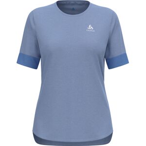Odlo Women's T-shirt Crew Neck S/S Ride 365 Blue Heron/Persian Jewel S, Blue Heron/Persian Jewel