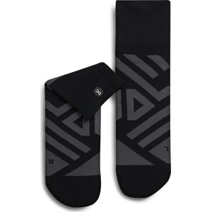 On Women's Performance High Sock Black/Shadow S (38-39), Black/Shadow