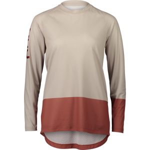 POC Women's MTB Pure LS Jersey Light Sandstone Beige/Himalayan Salt M, Light Sandstone Beige/Himalayan Salt