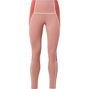 Reebok Women's Lux High-Waisted Colorblock Tights Cancor XS, Cancor