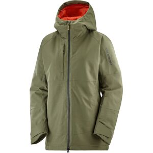 Salomon Women's Bashley Puff Jacket Olive Night L, Olive Night