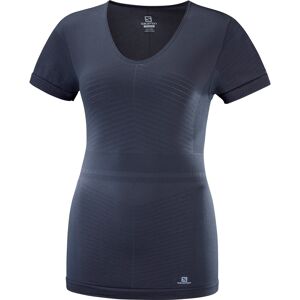 Salomon Women's Elevate Move'on SS Tee Grey M, Grey