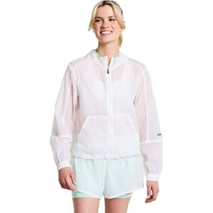 Saucony Women's Elevate Packaway Jacket White L, White