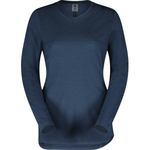 Scott Women's Defined Merino Long Sleeve Shirt Metal Blue XS, Metal Blue