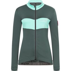 super.natural Women's Grava Long Sleeve Jersey Urban Chic/Ice Green S, Urban Chic/Ice Green