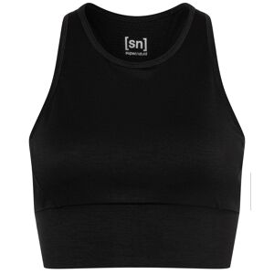 super.natural Women's Liquid Flow Top Jet Black S, Jet Black