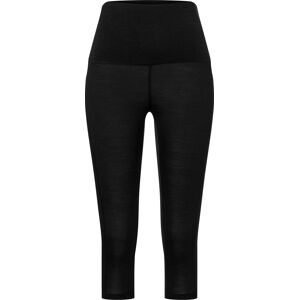 super.natural Women's Tundra175 Comfy Tight 3/4 Jet Black L, Jet Black