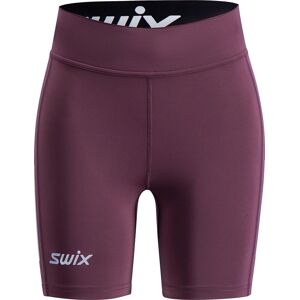 Swix Women's Pace High Waist Half Tights Plum XL, Plum