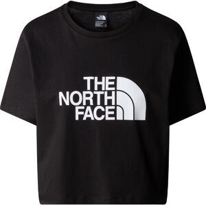 The North Face W S/S Cropped Easy Tee TNF Black L, Tnf Black