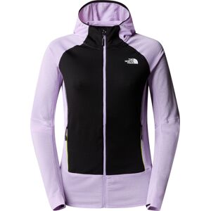 The North Face Women's Bolt Polartec Hoodie Lite Lilac/TNF Black/Fizz Lime XS, Lite Lilac/Tnf Black/Fi