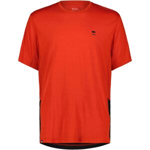 Mons Royale Tarn Merino Shift T-Shirt (Retro Red / Black, XL)