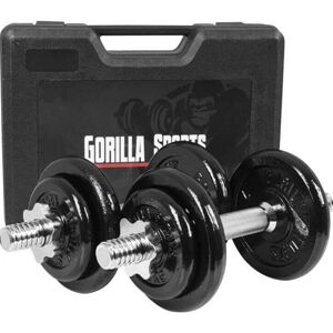 Gorilla Sports Håndvægte Kuffert - 2x10kg