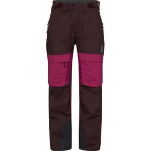 Haglöfs Elation GTX Pant Women Burgundy Brown/Deep Pink L female