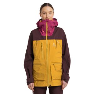 Haglöfs Vassi GTX Pro Jacket Women Autumn Leaves/Burgundy Brown XL female