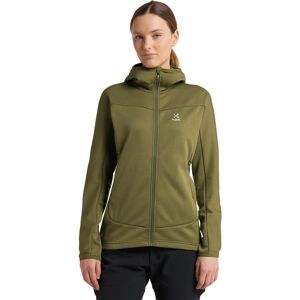 Haglöfs Frost Mid Hood Women Olive Green S female