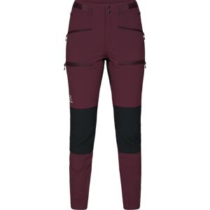 Haglöfs Rugged Slim Pant Women Aubergine/True Black 38 female