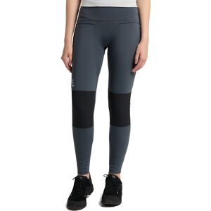 Haglöfs Luna Tights Women Magnetite/True black L female