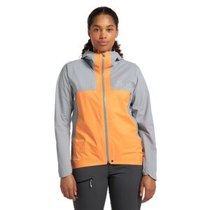 Haglöfs L.I.M GTX Active Jacket Women Concrete/Soft Orange XL female