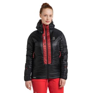 Haglöfs L.I.M ZT Down Jacket Women True Black/Zenith Red XS female