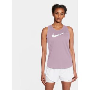 Nike Swoosh Run Top Damer Tøj Lilla Xs