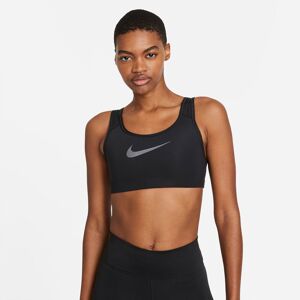 Nike Swoosh Icon Clash Mediumsupport Sports Bh Damer Sidste Chance Tilbud Spar Op Til 80% Sort Xl