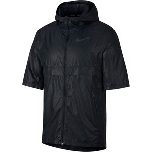 Nike Shield Ss Running Jacket Herrer Tøj Sort S