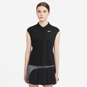 Nike Court Victory Tennis Polo Damer Tøj Sort Xs