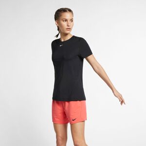 Nike Pro Mesh Tshirt Damer Tøj Sort Xl