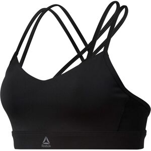 Reebok Hero Strappy Padded Bra Damer Tøj Sort Xs