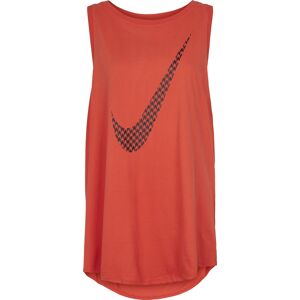 Nike Drifit Icon Clash Top (plus Size) Damer Tøj Rød S