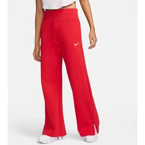 Nike Sportswear Phoenix Fleece Highwaisted Wideleg Bukser Damer Bukser Rød L