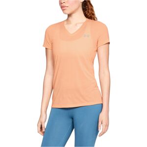 Under Armour Threadborn Twist Tshirt Damer Tøj Orange Xs