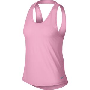 Nike Breathe Drifit Miler Running Tank Damer Toppe Pink Xs