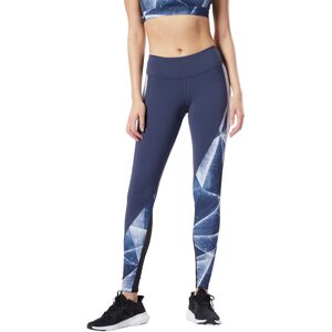 Reebok Lux Tights 2.0 Shattered Ice Damer Tights Blå Xs