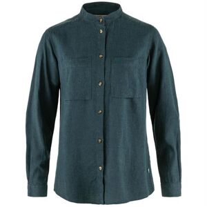 Fjällräven Övik Hemp Shirt L/S Womens, Mountain Blue