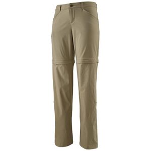 Patagonia Womens Quandary Convertible Pants, Shale Str. 10