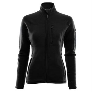 Aclima FleeceWool Jacket Womens, Jet Black S