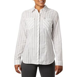 Columbia Sportswear Columbia Camp Henry II L/S Shirt Womens, White Stripe M