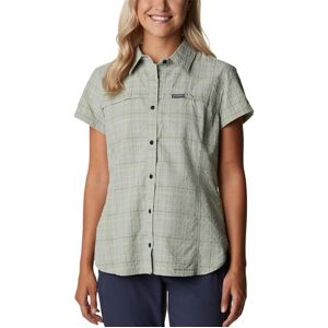 Columbia Sportswear Columbia Silver Ridge Novelty S/S Shirt Womens, Safari Elevation Str. 36