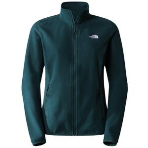 The North Face Womens 100 Glacier FZ, Ponderosa Green XXL