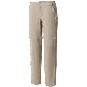 The North Face Womens Exploration Convertible Pant, Flax Str. 12