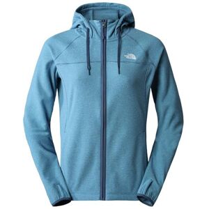 The North Face Womens Homesafe Full Zip Fleece Hoodie, Shady Blue / Sky Blue L